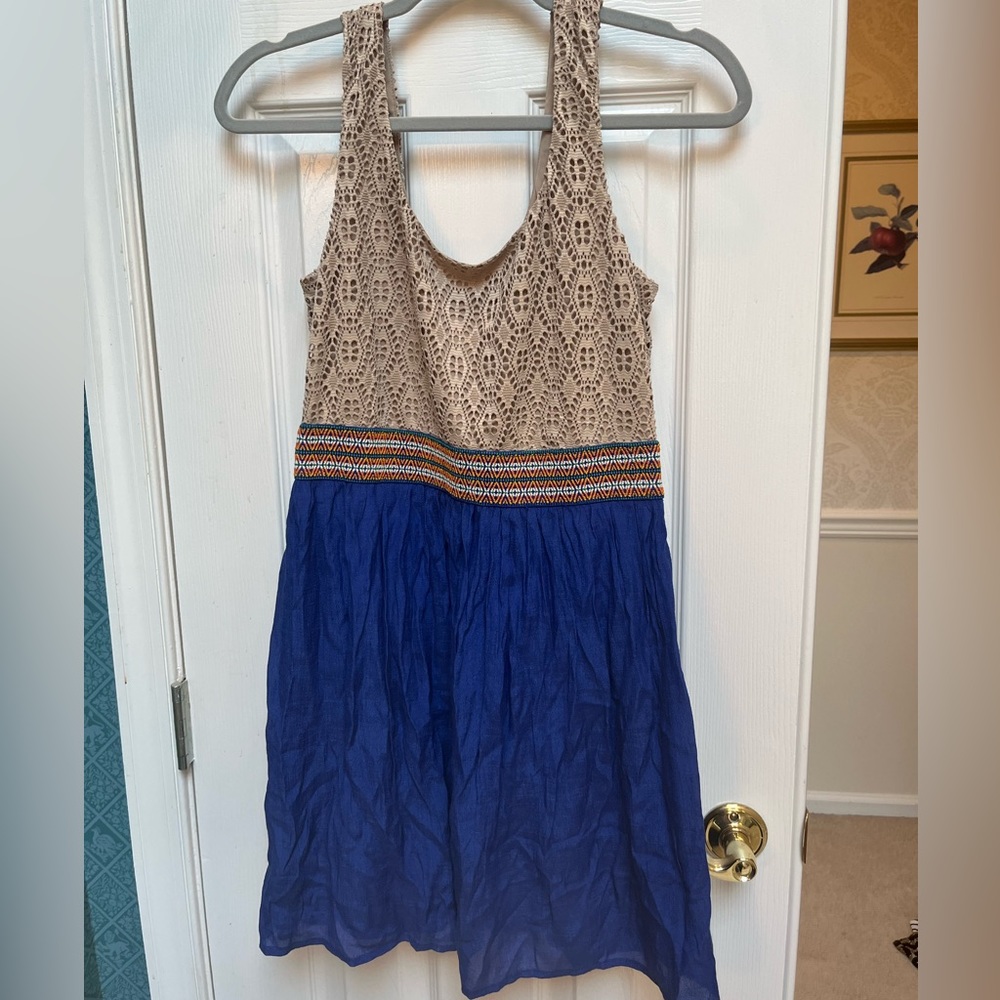 As U Wish women’s dress with lace and embroidery detail